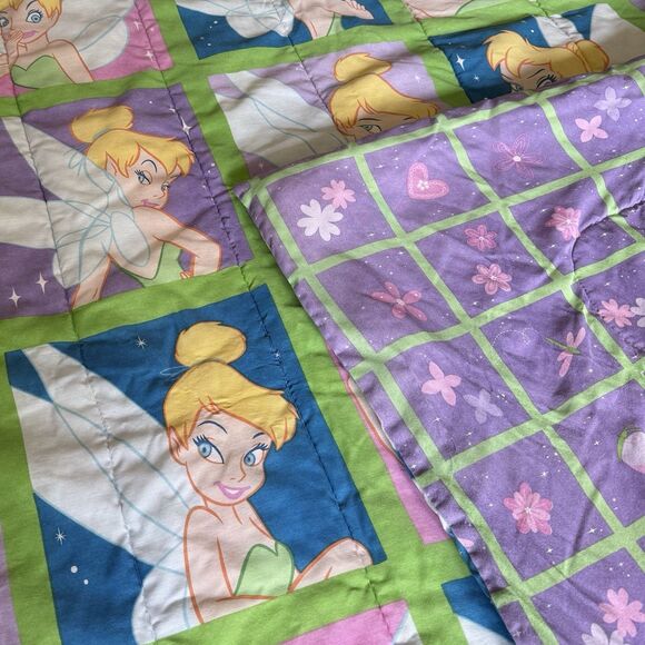 Y2K Tinkerbell Twin Comforter Bedding Set Comforter Sheets Pillowcase Valances - Picture 8 of 16